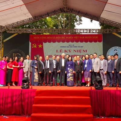 Thư cảm ơn Lễ Kỷ niệm 110 năm đào tạo Dược, Trường Đại học Dược Hà Nội